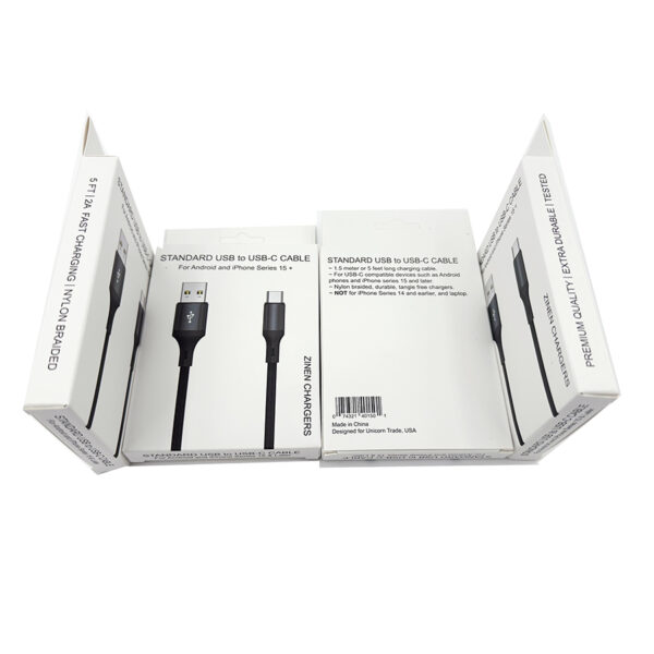 USB to USB-C Zinen Cable - Image 4